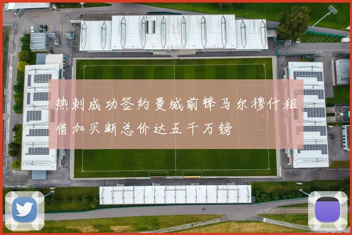 热刺成功签约曼城前锋马尔穆什租借加买断总价达五千万镑